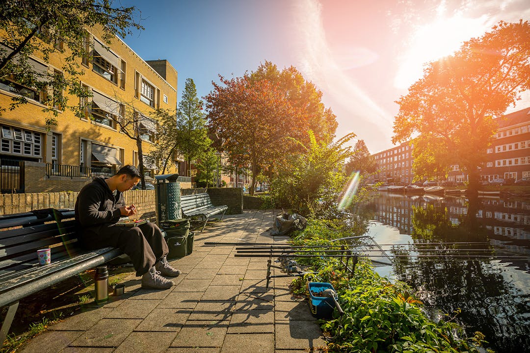   Streetfishing in Amsterdam  